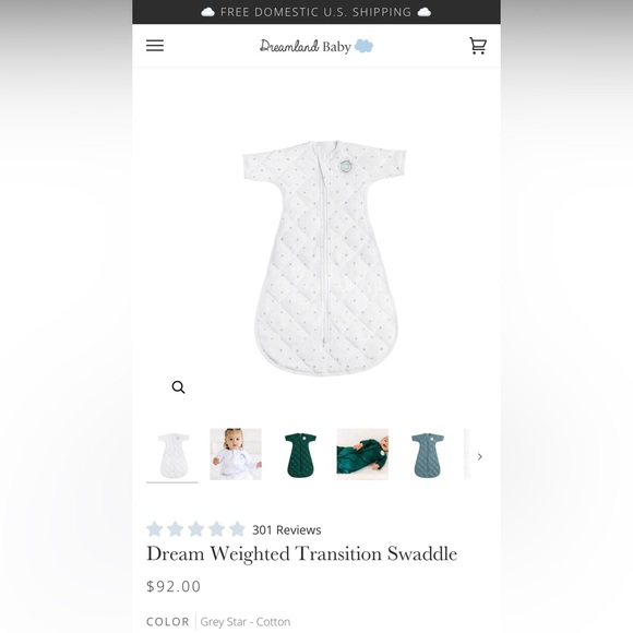 Dreamland Baby Other Copy Dreamland Baby Weighted Transition Swaddle Poshmark